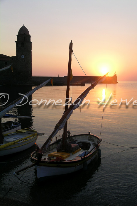 0665.3669 COLLIOURE SUNRISE_A3++